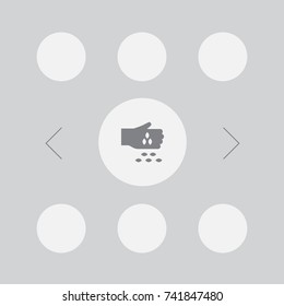 Set Of 7 Harvest Icons Set.Collection Of Cloud, Rooster, Rake And Other Elements.