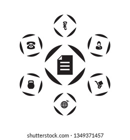 Set of 7 systematization icons set. Collection of no took, stroller, sheet and other elements.