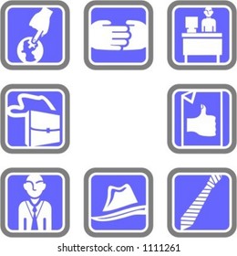 A set of 8 business vector icons. Check my portfolio for many more images of this series.