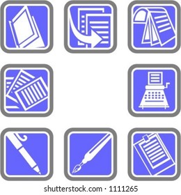 A set of 8 business vector icons. Check my portfolio for many more images of this series.