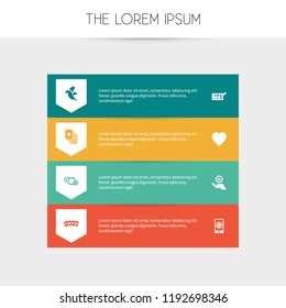 Set of 8 editable casino icons. Includes symbols such as casino chip, hearts, banana and more. Can be used for web, mobile, UI and infographic design.