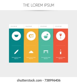 Set Of 8 Editable Cooking Icons. Includes Symbols Such As Beer, Cheddar, Food And More. Can Be Used For Web, Mobile, UI And Infographic Design.
