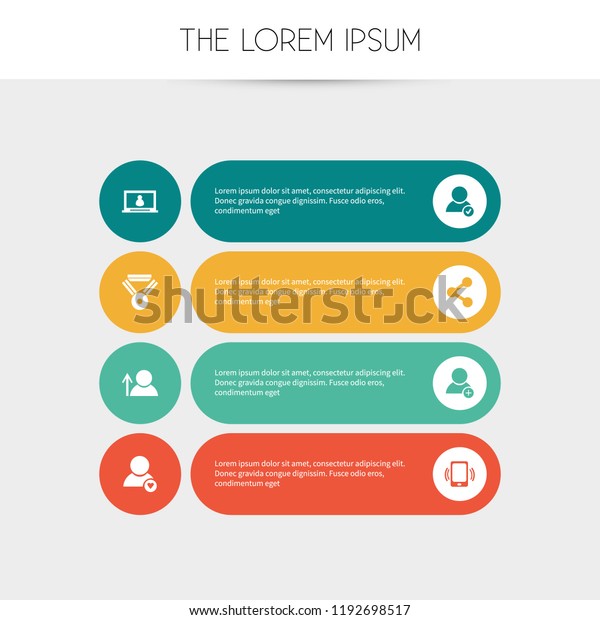 Set 8 Editable Internet Icons Includes Stock Vector (Royalty Free ...