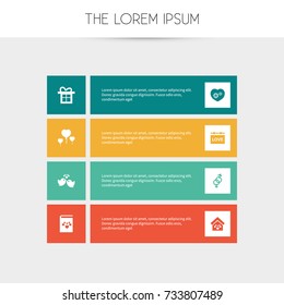 Set Of 8 Editable Passion Icons. Includes Symbols Such As Sparrow, Sexuality, Textbook And More. Can Be Used For Web, Mobile, UI And Infographic Design.