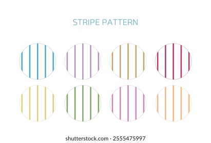 Set of 8 Pinstripe Patterns