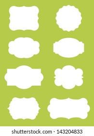 Set of 8 Vintage Labels