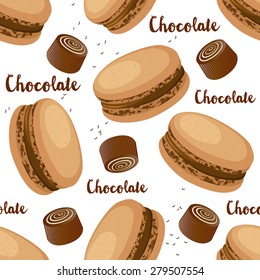 Set of 9 different taste macaroons