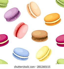 Set of 9 different taste macaroons