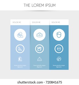Set Of 9 Editable Business Outline Icons. Includes Symbols Such As Heeled Shoe, Best Sale, Arrow Up And More. Can Be Used For Web, Mobile, UI And Infographic Design.