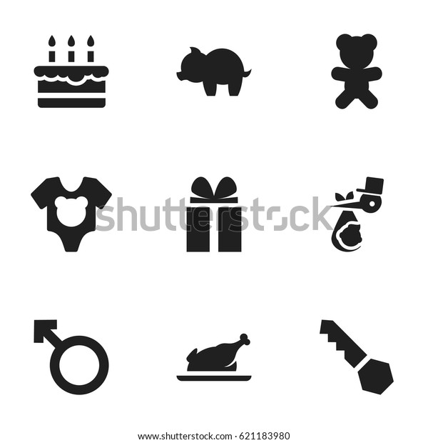 Set Of 9 Editable Family Icons.\
Includes Symbols Such As Moneybox, Lock, Gift And More. Can Be Used\
For Web, Mobile, UI And Infographic\
Design.