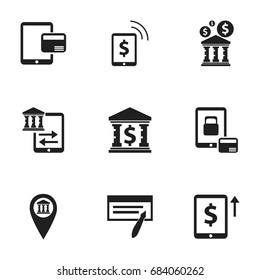 Set Of 9 Editable Finance Icons. Includes Symbols Such As Library, Bill, Freelance Income And More. Can Be Used For Web, Mobile, UI And Infographic Design.