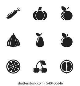 Set Of 9 Editable Kitchenware Icons. Includes Symbols Such As Lemon Piece, Onion, Duchess And More. Can Be Used For Web, Mobile, UI And Infographic Design.