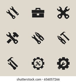 Tools Icons Stock Vector (Royalty Free) 173771186 | Shutterstock