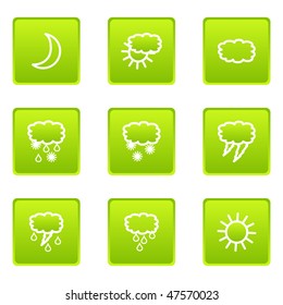 Set of 9 glossy web icons (set 21).