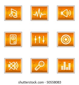 Set of 9 glossy web icons (set 15).