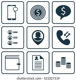 Set Of 9 Human Resources Icons. Can Be Used For Web, Mobile, UI And Infographic Design. Includes Elements Such As Discussion, Applicants, Success And More.