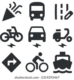 Set of 9 icons Image. Line icons collection. Set Quality icon. Linear icons set. Big UI icon set. UI and UX