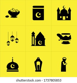 Set of 9 icons such as diversity, folder, brochure, biskra, banner, speed of sound, believe