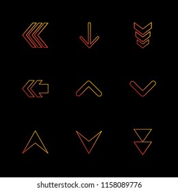 Set of 9 icons, for web, internet, mobile apps, interface design: business, finance, shopping, communication, fitness, computer, media, transportation, travel, easter, christmas, summer, device