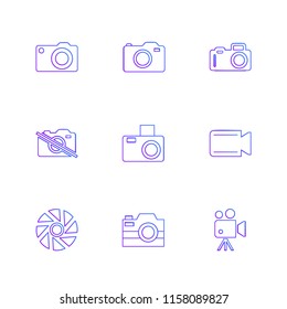 Set of 9 icons, for web, internet, mobile apps, interface design: business, finance, shopping, communication, fitness, computer, media, transportation, travel, easter, christmas, summer, device