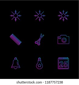 Set of 9 icons, for web, internet, mobile apps, interface design: business, finance, shopping, communication, fitness, computer, media, transportation, travel, easter, christmas, summer, device