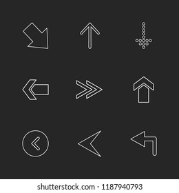 Set of 9 icons, for web, internet, mobile apps, interface design: business, finance, shopping, communication, fitness, computer, media, transportation, travel, easter, christmas, summer, device