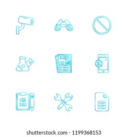 Set of 9 icons, for web, internet, mobile apps, interface design: business, finance, shopping, communication, fitness, computer, media, transportation, travel, easter, christmas, summer, device