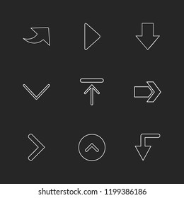 Set of 9 icons, for web, internet, mobile apps, interface design: business, finance, shopping, communication, fitness, computer, media, transportation, travel, easter, christmas, summer, device