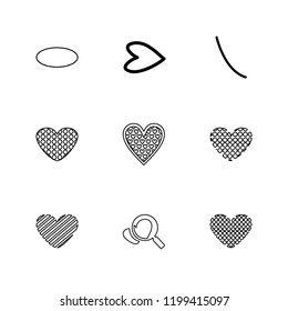 Set of 9 icons, for web, internet, mobile apps, interface design: business, finance, shopping, communication, fitness, computer, media, transportation, travel, easter, christmas, summer, device