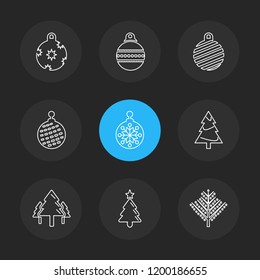 Set of 9 icons, for web, internet, mobile apps, interface design: business, finance, shopping, communication, fitness, computer, media, transportation, travel, easter, christmas, summer, device