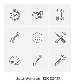 Set of 9 icons, for web, internet, mobile apps, interface design: business, finance, shopping, communication, fitness, computer, media, transportation, travel, easter, christmas, summer, device