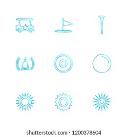 Set of 9 icons, for web, internet, mobile apps, interface design: business, finance, shopping, communication, fitness, computer, media, transportation, travel, easter, christmas, summer, device