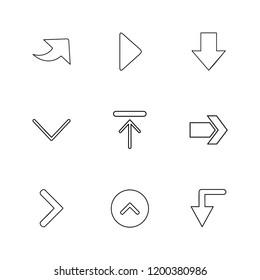 Set of 9 icons, for web, internet, mobile apps, interface design: business, finance, shopping, communication, fitness, computer, media, transportation, travel, easter, christmas, summer, device