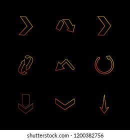 Set of 9 icons, for web, internet, mobile apps, interface design: business, finance, shopping, communication, fitness, computer, media, transportation, travel, easter, christmas, summer, device