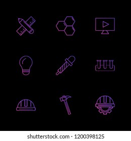 Set of 9 icons, for web, internet, mobile apps, interface design: business, finance, shopping, communication, fitness, computer, media, transportation, travel, easter, christmas, summer, device