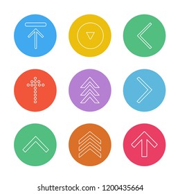 Set of 9 icons, for web, internet, mobile apps, interface design: business, finance, shopping, communication, fitness, computer, media, transportation, travel, easter, christmas, summer, device