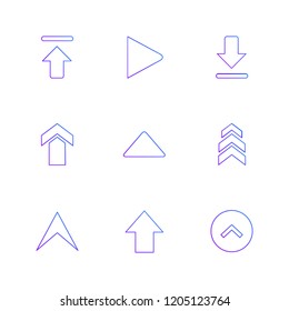 Set of 9 icons, for web, internet, mobile apps, interface design: business, finance, shopping, communication, fitness, computer, media, transportation, travel, easter, christmas, summer, device