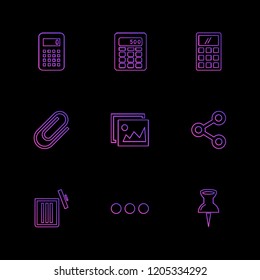 Set of 9 icons, for web, internet, mobile apps, interface design: business, finance, shopping, communication, fitness, computer, media, transportation, travel, easter, christmas, summer, device