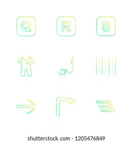 Set of 9 icons, for web, internet, mobile apps, interface design: business, finance, shopping, communication, fitness, computer, media, transportation, travel, easter, christmas, summer, device