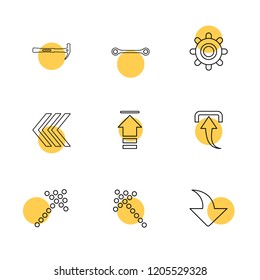 Set of 9 icons, for web, internet, mobile apps, interface design: business, finance, shopping, communication, fitness, computer, media, transportation, travel, easter, christmas, summer, device