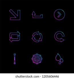 Set of 9 icons, for web, internet, mobile apps, interface design: business, finance, shopping, communication, fitness, computer, media, transportation, travel, easter, christmas, summer, device
