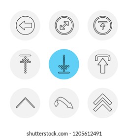 Set of 9 icons, for web, internet, mobile apps, interface design: business, finance, shopping, communication, fitness, computer, media, transportation, travel, easter, christmas, summer, device