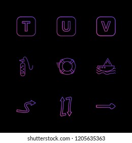 Set of 9 icons, for web, internet, mobile apps, interface design: business, finance, shopping, communication, fitness, computer, media, transportation, travel, easter, christmas, summer, device