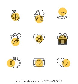 Set of 9 icons, for web, internet, mobile apps, interface design: business, finance, shopping, communication, fitness, computer, media, transportation, travel, easter, christmas, summer, device