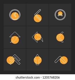 Set of 9 icons, for web, internet, mobile apps, interface design: business, finance, shopping, communication, fitness, computer, media, transportation, travel, easter, christmas, summer, device