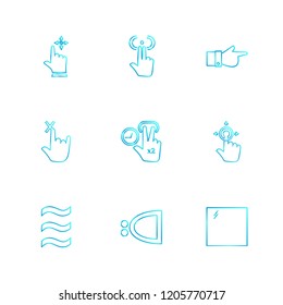 Set of 9 icons, for web, internet, mobile apps, interface design: business, finance, shopping, communication, fitness, computer, media, transportation, travel, easter, christmas, summer, device