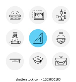 Set of 9 icons, for web, internet, mobile apps, interface design: business, finance, shopping, communication, fitness, computer, media, transportation, travel, easter, christmas, summer, device