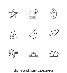 Set of 9 icons, for web, internet, mobile apps, interface design: business, finance, shopping, communication, fitness, computer, media, transportation, travel, easter, christmas, summer, device