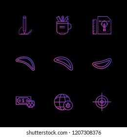 Set of 9 icons, for web, internet, mobile apps, interface design: business, finance, shopping, communication, fitness, computer, media, transportation, travel, easter, christmas, summer, device