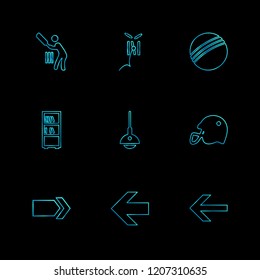 Set of 9 icons, for web, internet, mobile apps, interface design: business, finance, shopping, communication, fitness, computer, media, transportation, travel, easter, christmas, summer, device